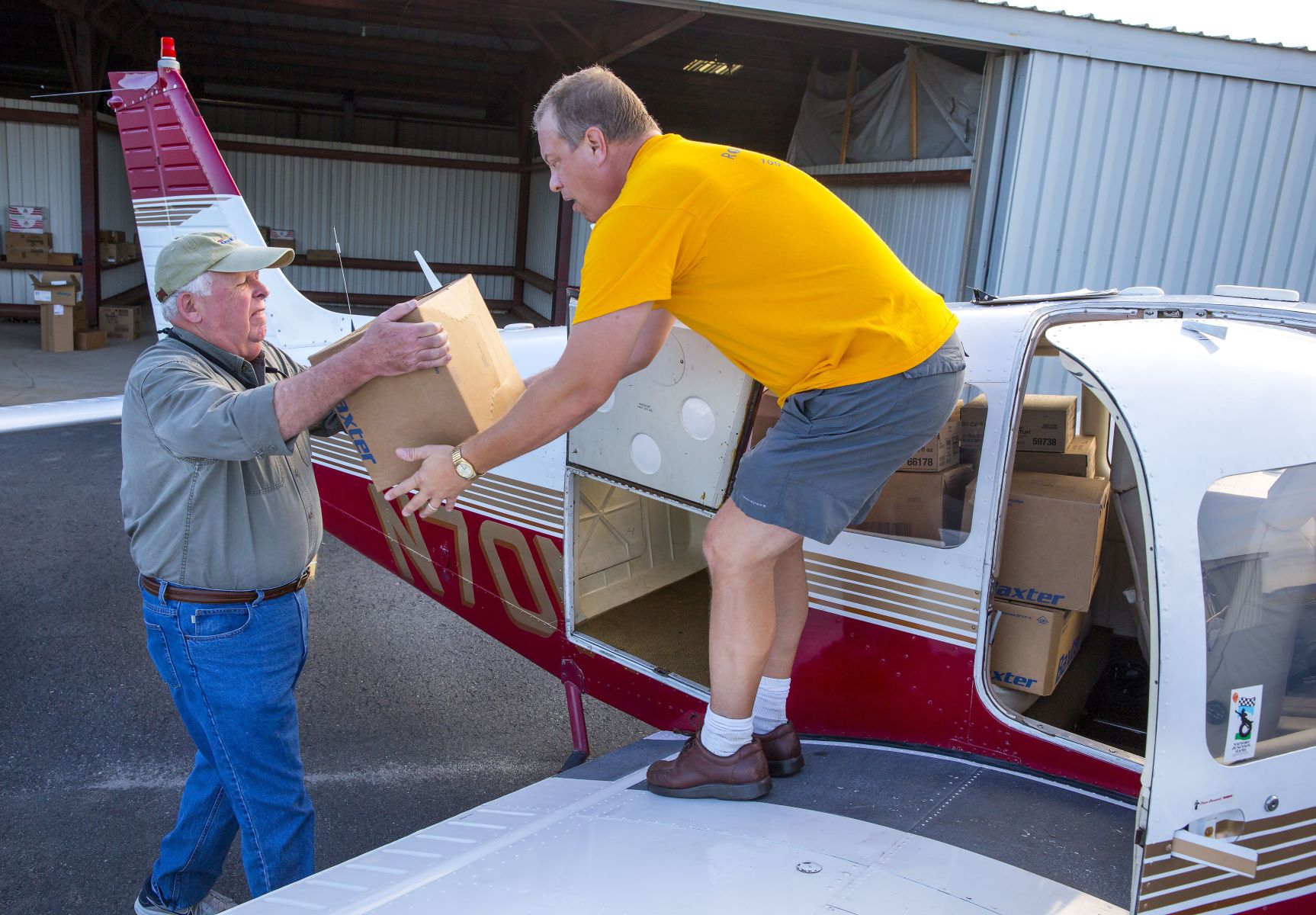 Rotary Club sends relief supplies to Lumberton